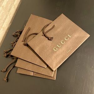 Lot of 2 Gucci Shopping Tote Bags